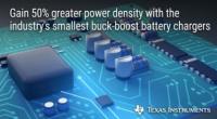 New buck-boost battery chargers deliver 50% greater power density and three times faster charging for USB Type-C, USB PD and wireless dual-input charging