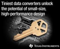 Smallest data converters deliver high integration and performance